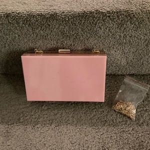 NWOT Lucite Clutch/Shoulder Bag
